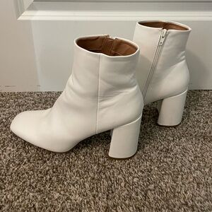 White Ankle Boots